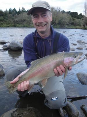 David Kilner, Whanganui Rainbow Trout - New Zealand Fishing Guides NZ